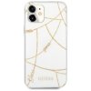 Guess GUHCP12SPCUCHWH iPhone12 mini 5,4 biały/white hardcase Gold Chain Collection